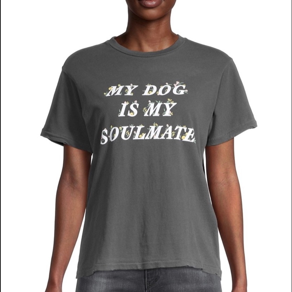 NWOT Wildfox ‘My Dog Is My Soulmate’ T-shirt Size XS